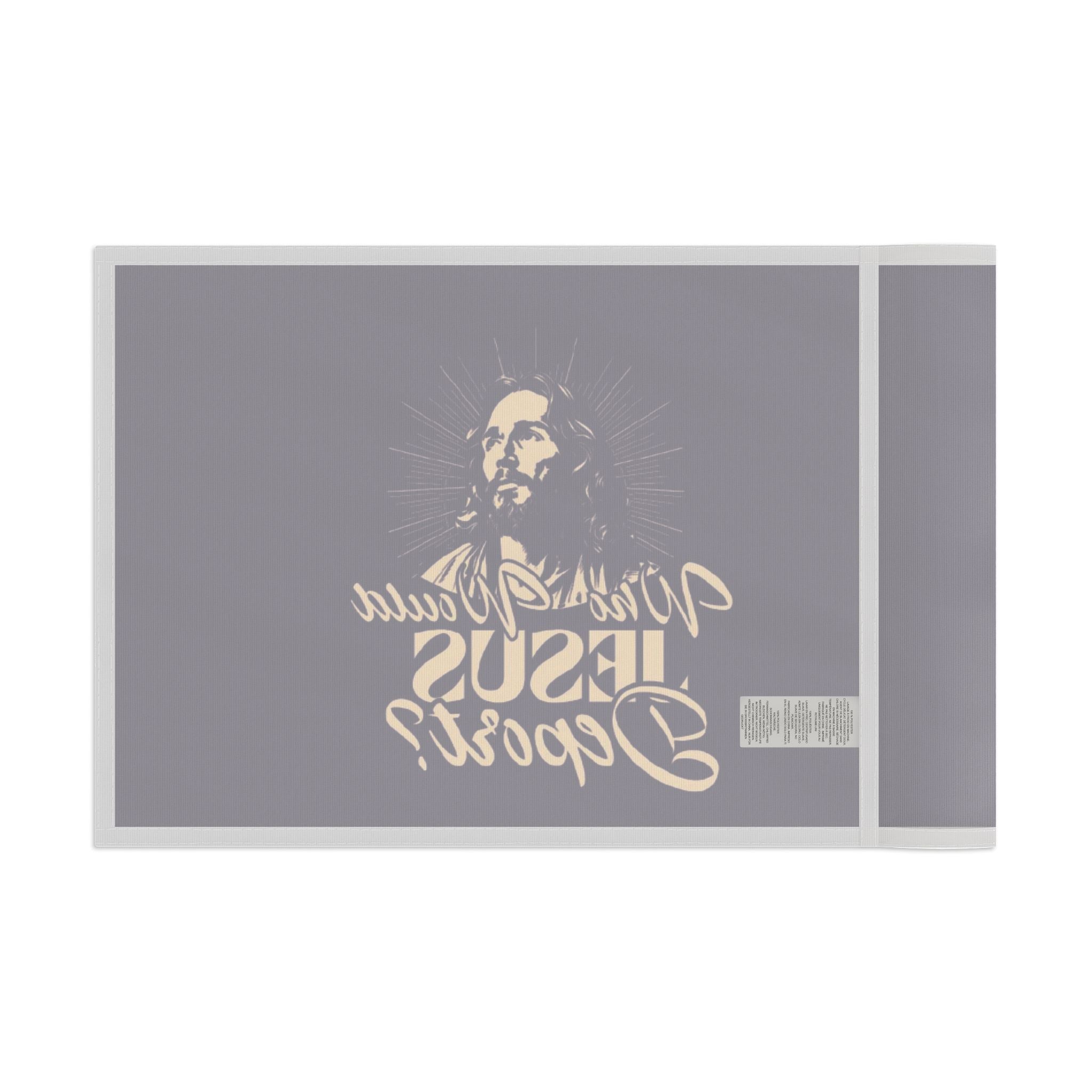 Who Would Jesus Deport - Protest Flag - EqualiTees.Me