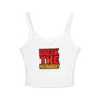 Women's Spaghetti Strap Tank Top - "Break the Patriarchy" Statement Tee - EqualiTees.Me