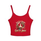 Women's Spaghetti Strap Tank Top - "Love Costs Nothing, Give It Away" - EqualiTees.Me